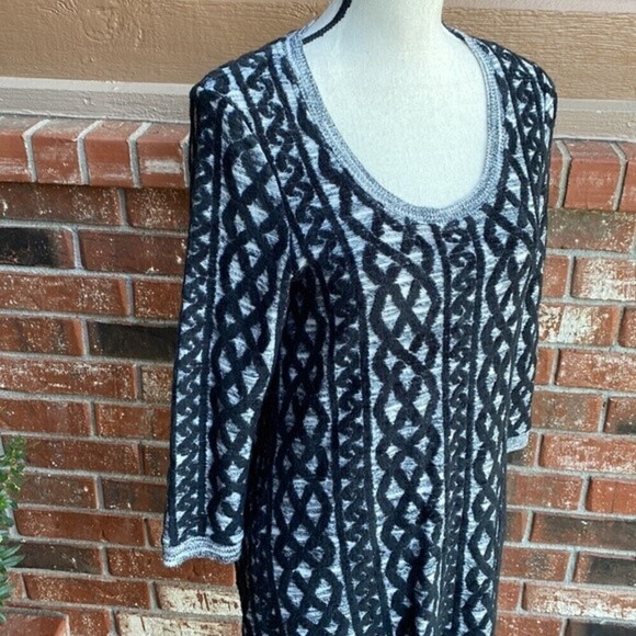 MOTH Anthropologie Textured Knit Sweater Dress Women's Size Small - Picture 4 of 10